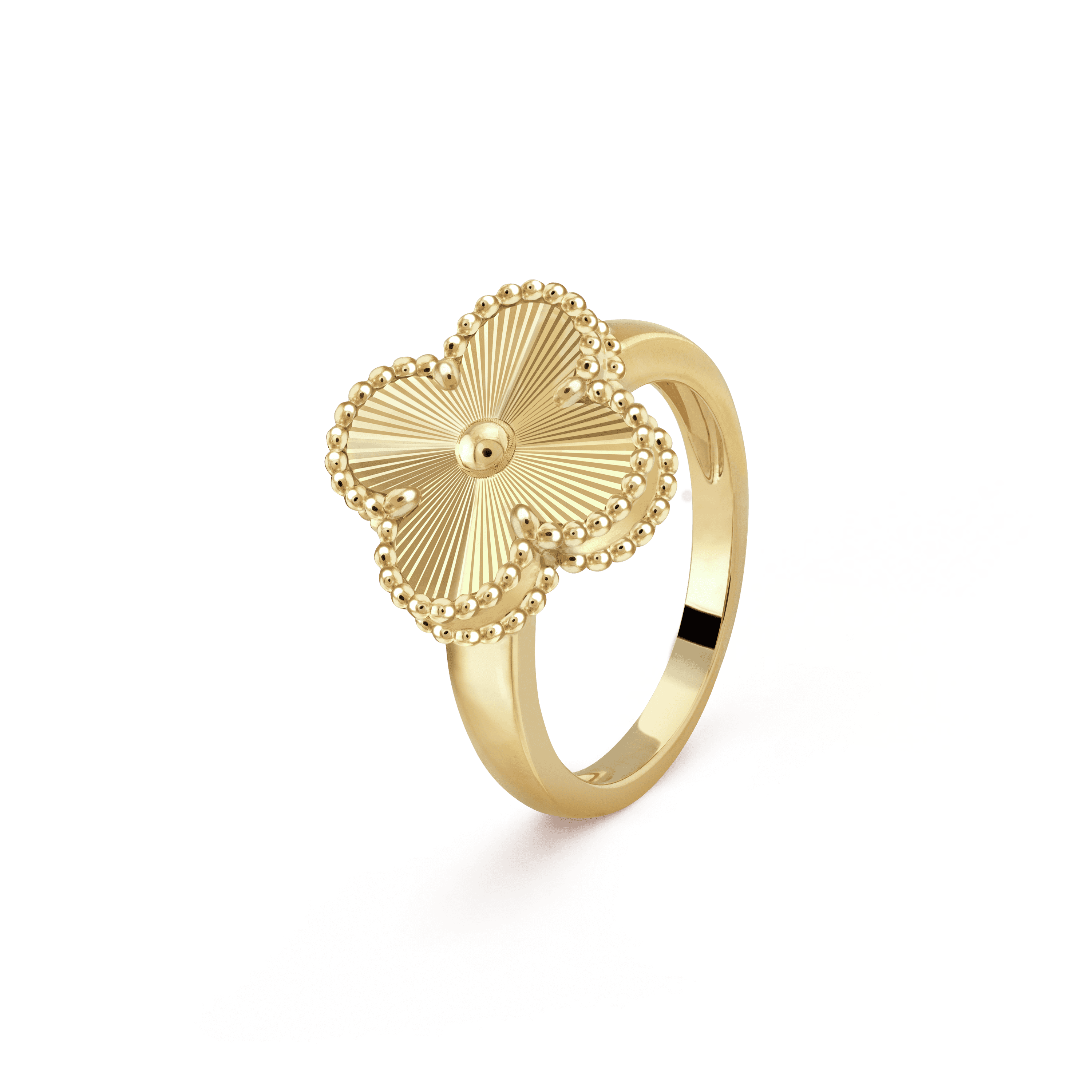 Vintage Alhambra ring [2 gold-plated colors]