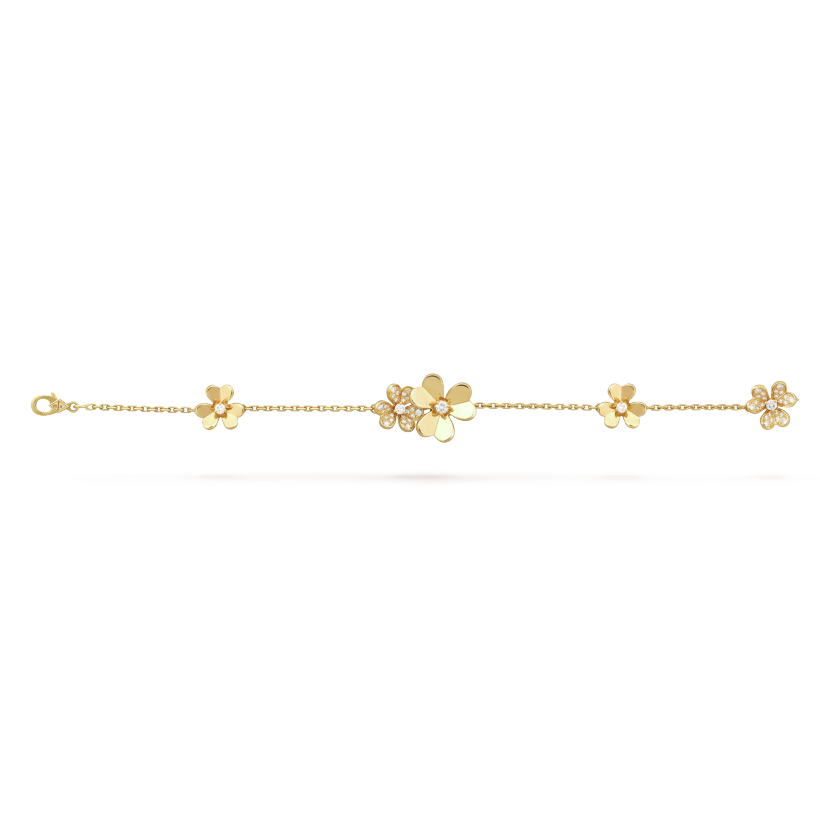 Frivole bracelet, 5 flowers