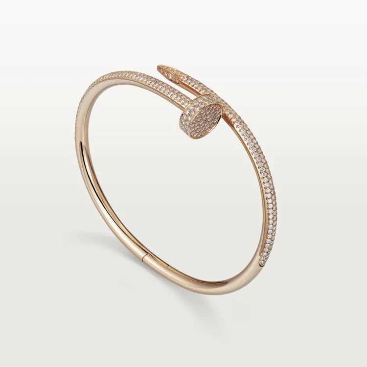 JUSTE UN CLOU BRACELET,374 DIAMONDS[3 GOLD-PLATED COLORS]
