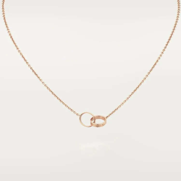 LOVE NECKLACE [3 gold-plated colors]