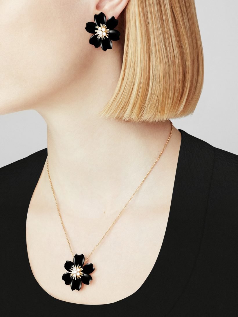 Rose de Nol earrings, small model