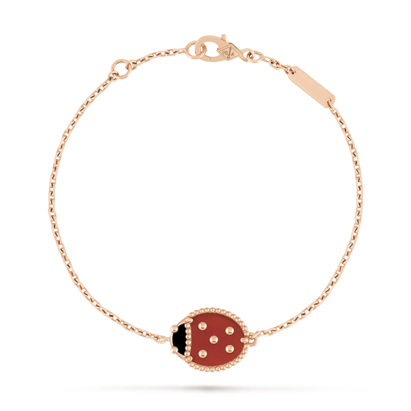 Lucky Spring bracelet, closed wings ladybug