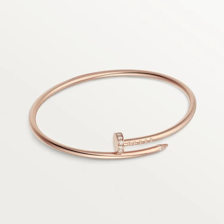 JUSTE UN CLOU BRACELET, SMALL MODEL,DIAMONDS[2 GOLD-PLATED COLORS]
