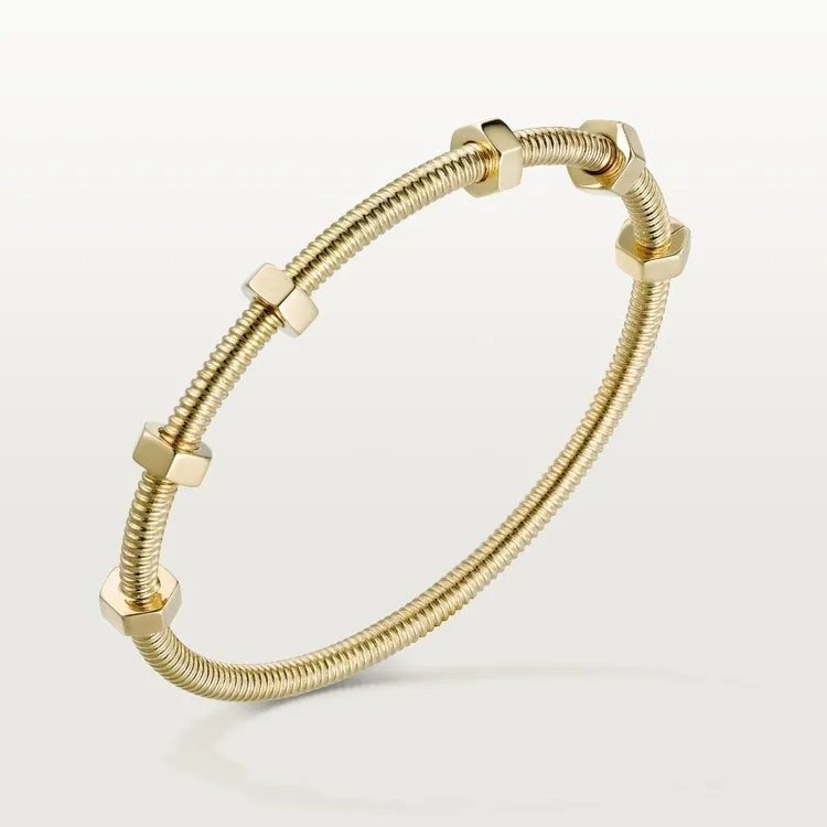 ECROU DE CARTIER BRACELET [3 gold-plated colors]