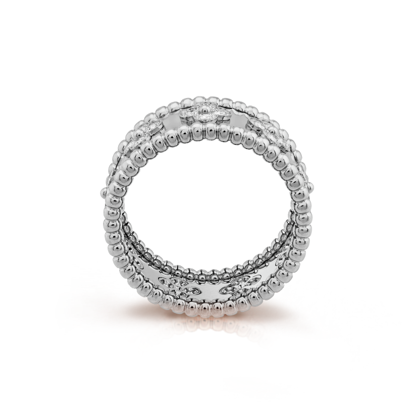 Perlée clovers ring, medium model