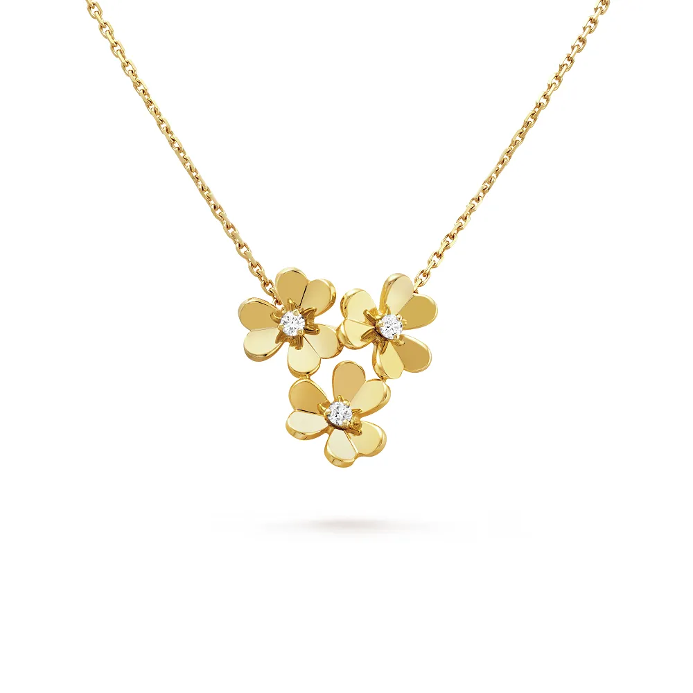 Frivole pendant, 3 flowers, mini model