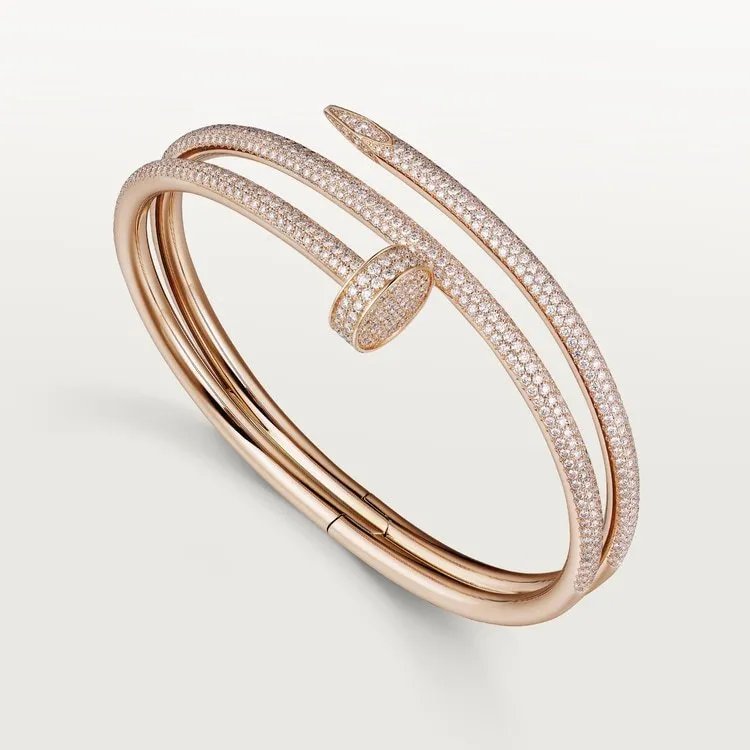 JUSTE UN CLOU BRACELET,624DIAMONDS[2 GOLD-PLATED COLORS]