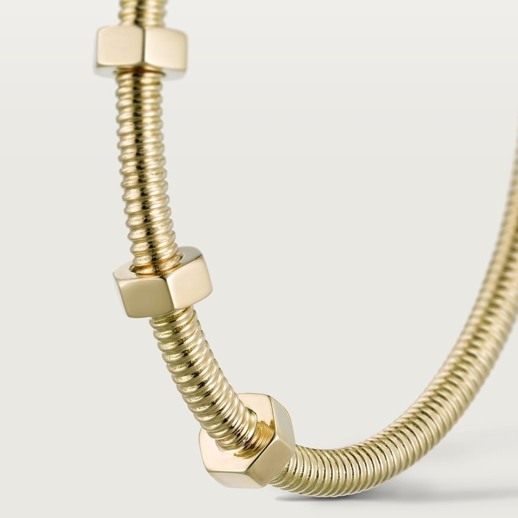 ECROU DE CARTIER BRACELET [3 gold-plated colors]