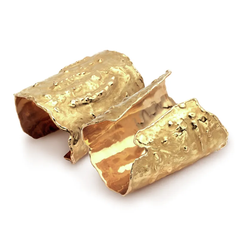 Etruscan inspiration cuff bracelet