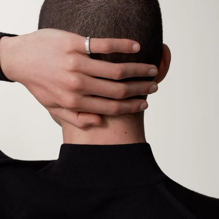 LOVE WEDDING BAND, DIAMOND-PAVED[3 Gold-Plated Colors]