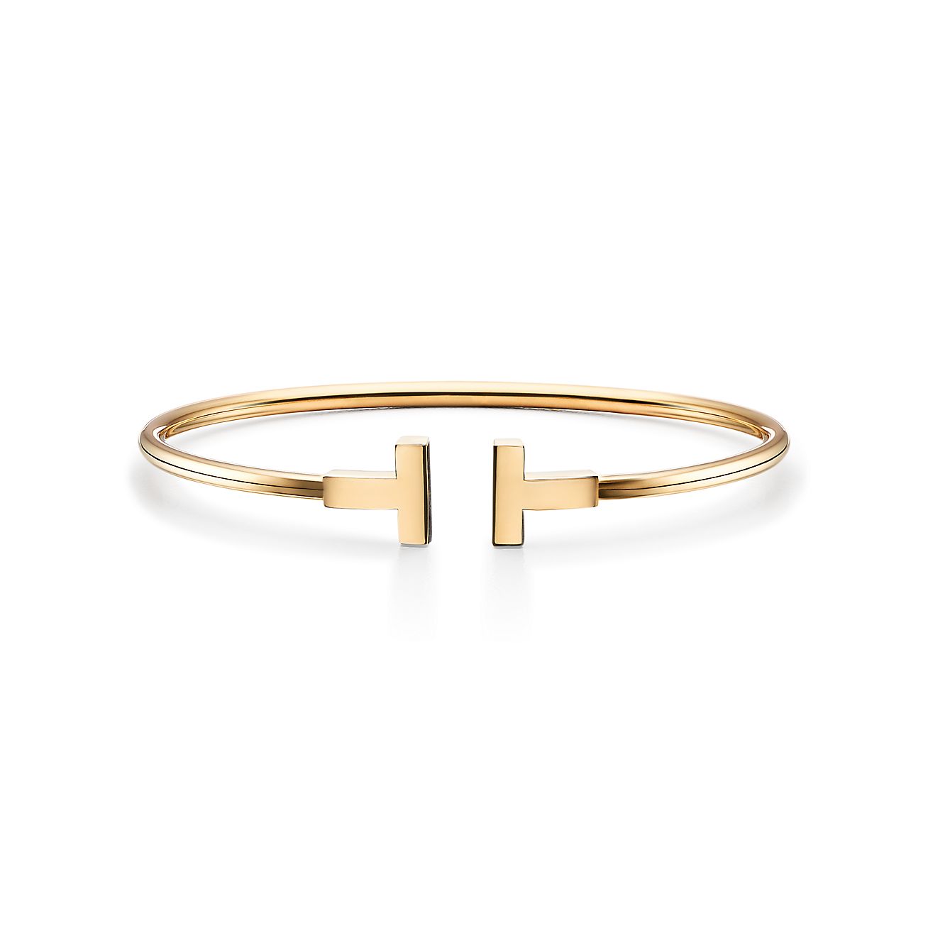 Tiffany T Wire Bracelet [3 GOLD-PLATED COLORS]