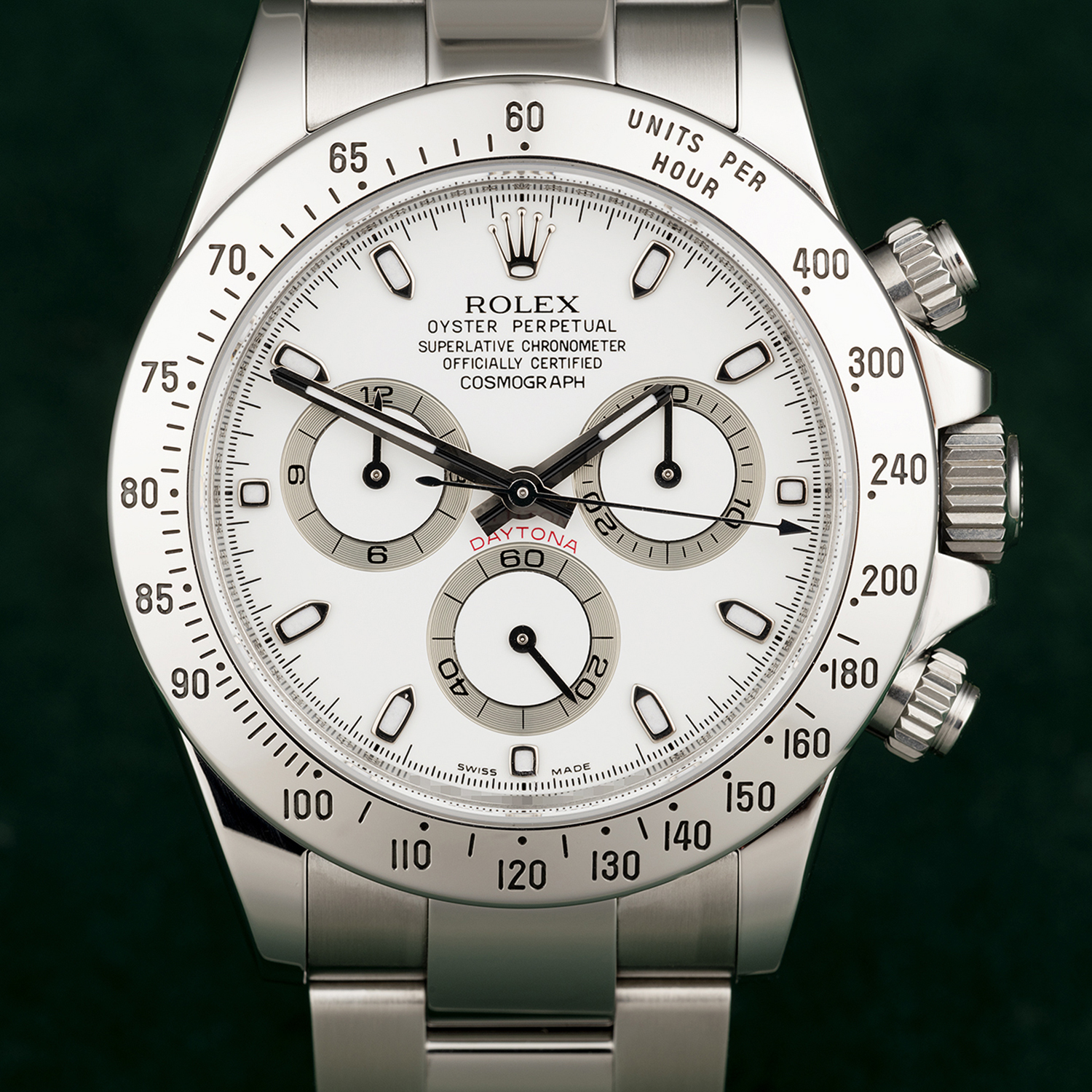 Rolex Daytona Stainless Steel 40mm APH Dial 116520 Brand New