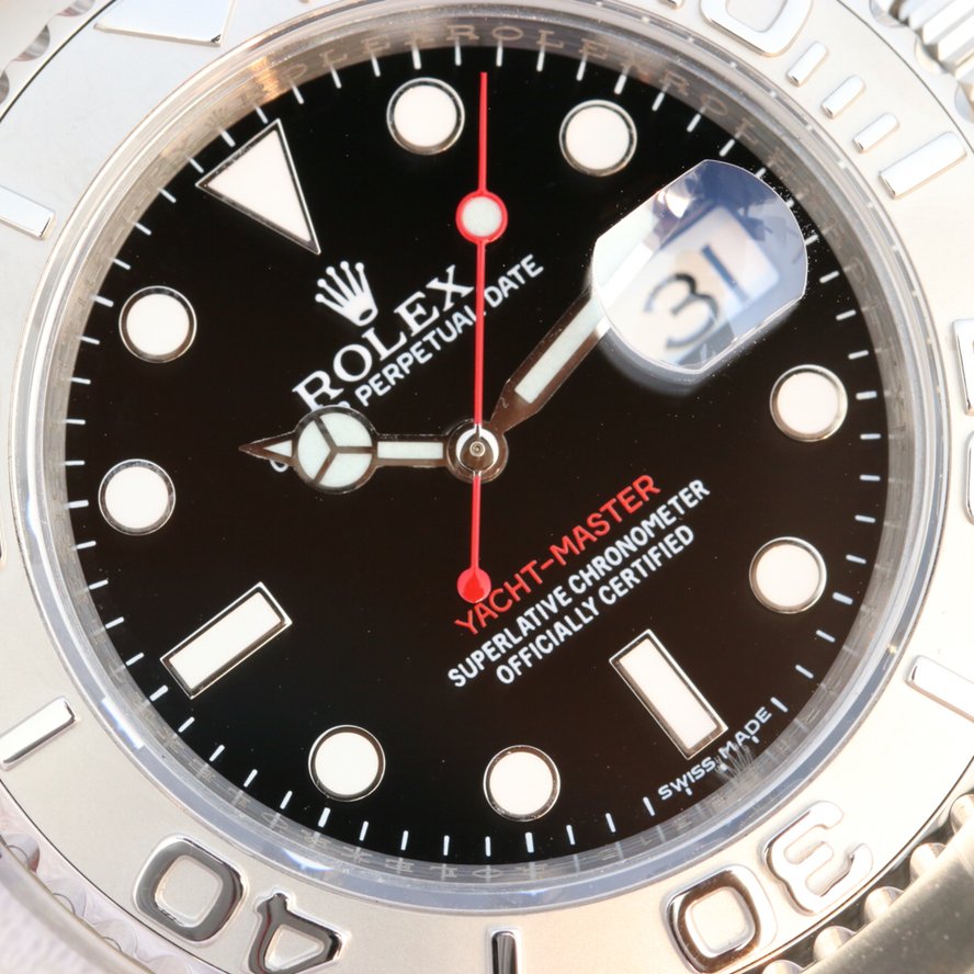 Yacht Master 1 Pure Silver ( Black & White Dial ) Stainless Steel 40mm