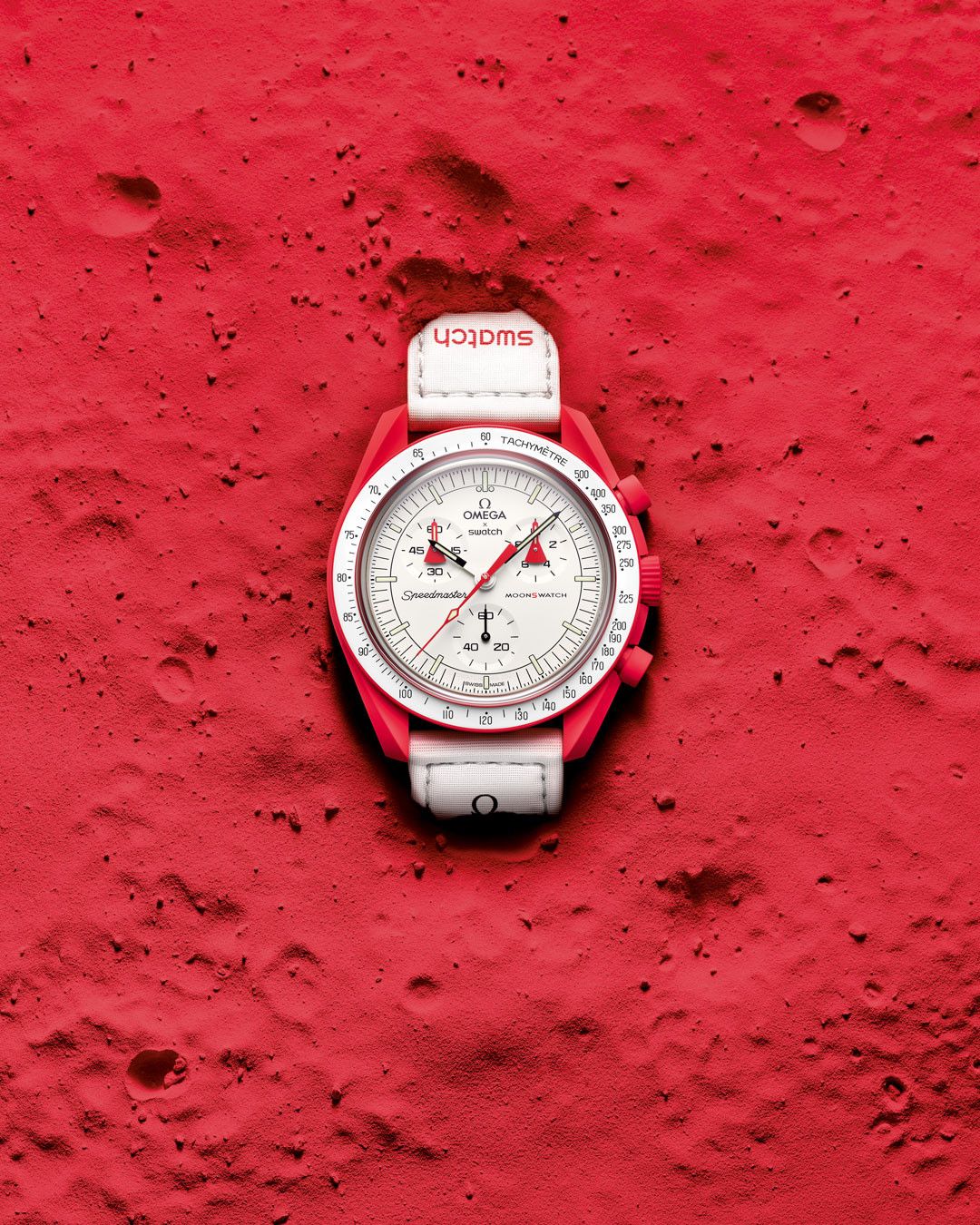 Swatch X Omega Bioceramic Moonswatch Mission To Mars
