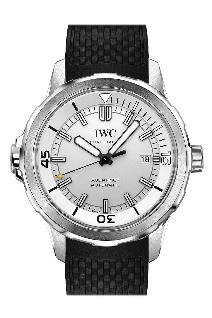 IWC Aquatimer Automatic Silver Dial Black Rubber 42mm Men's Watch IW329003(Swiss Made 5A )