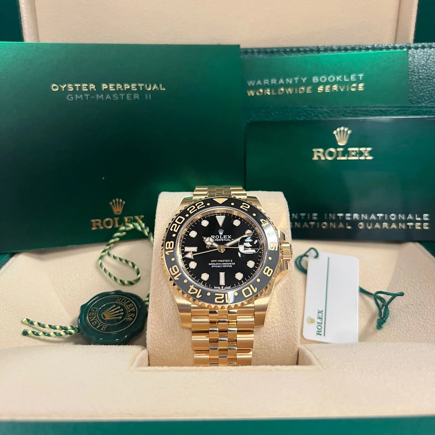 Rolex GMT-Master II NEW RELEASE 2023 Jubilee 18ct Yellow Gold 126718GR 40mm