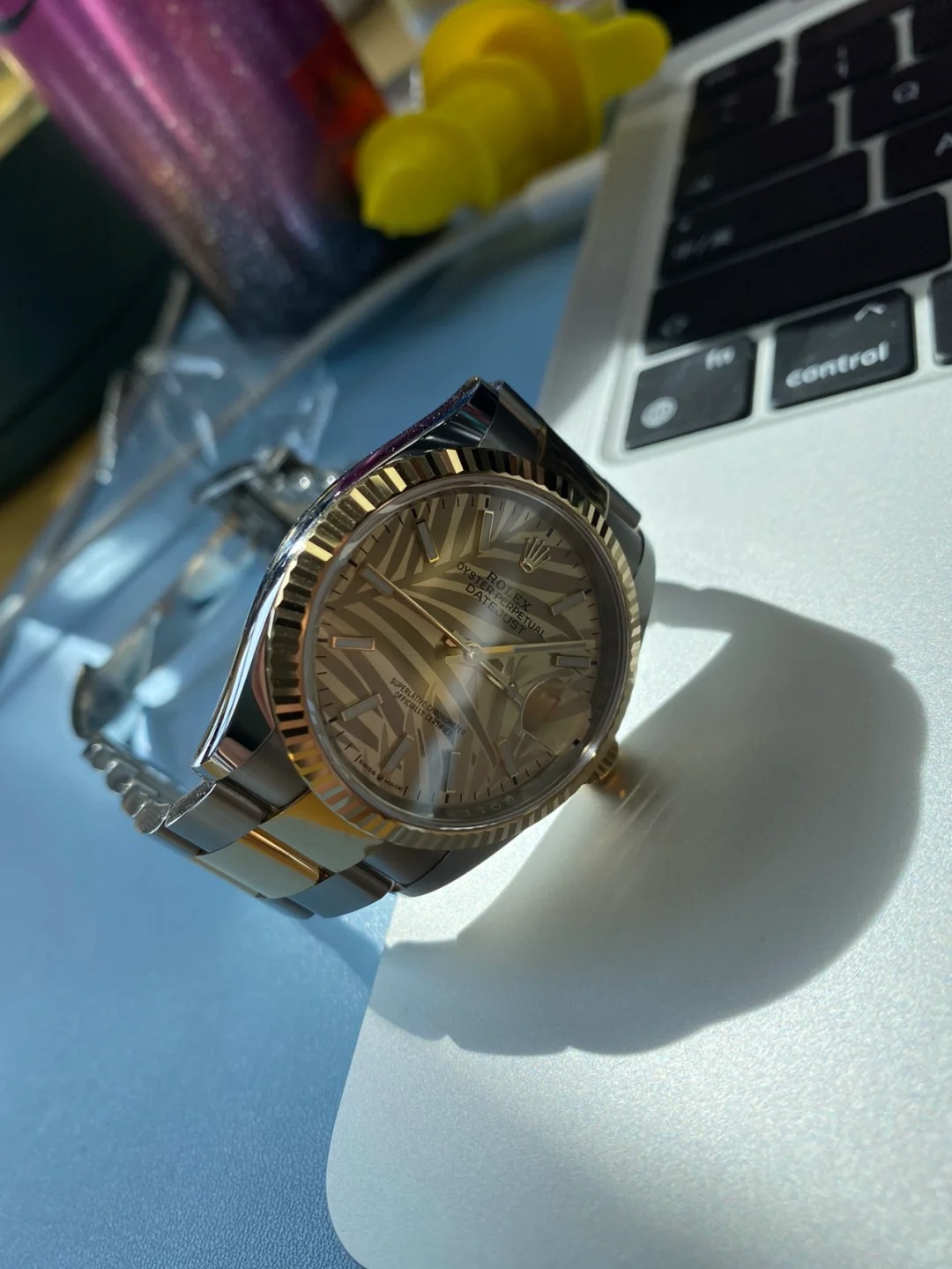 Rolex Datejust 36mm Golden Palm Oyster 126203-0038