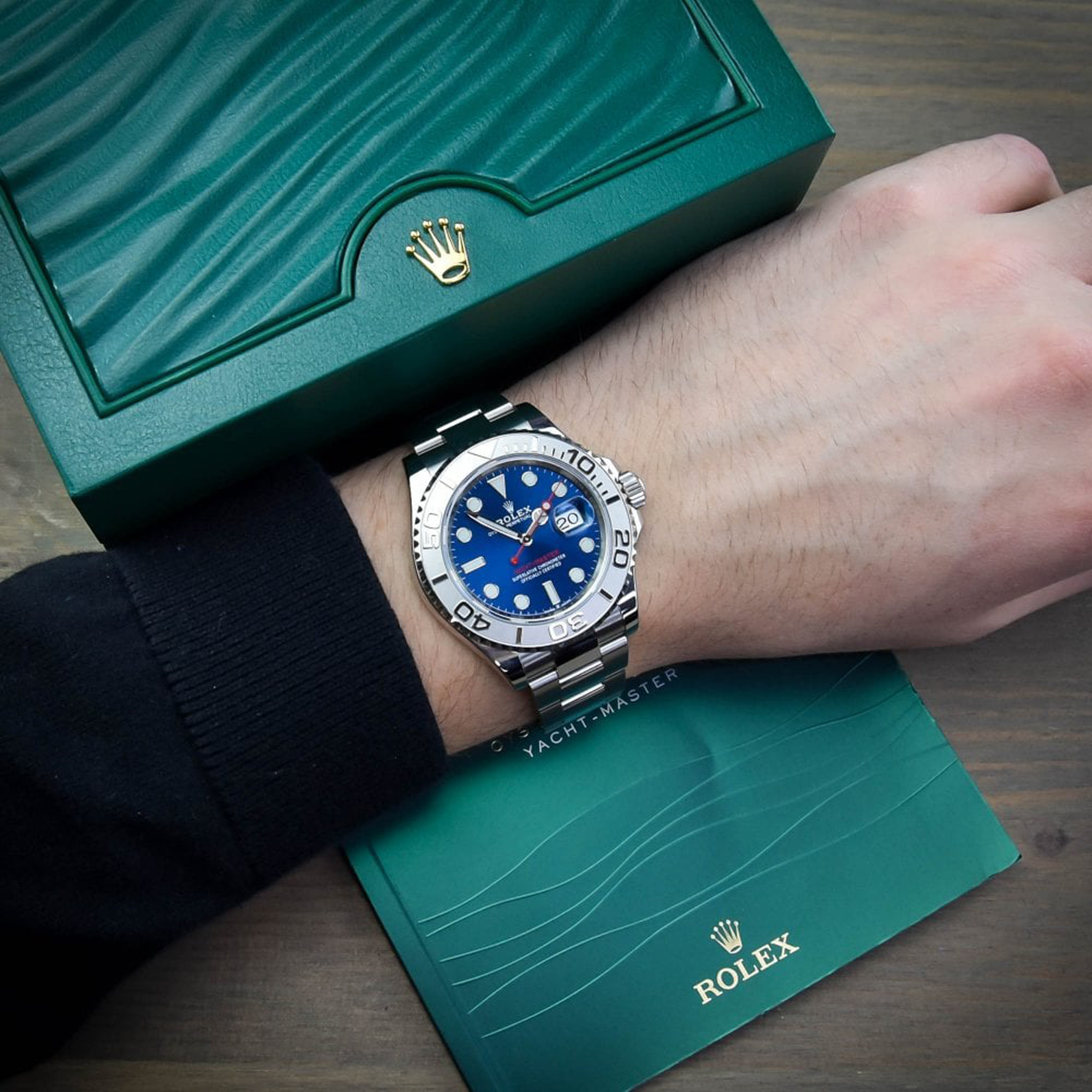 Rolex Yacht-Master 40 Stainless Steel and Platinum 126622 Series Unwor