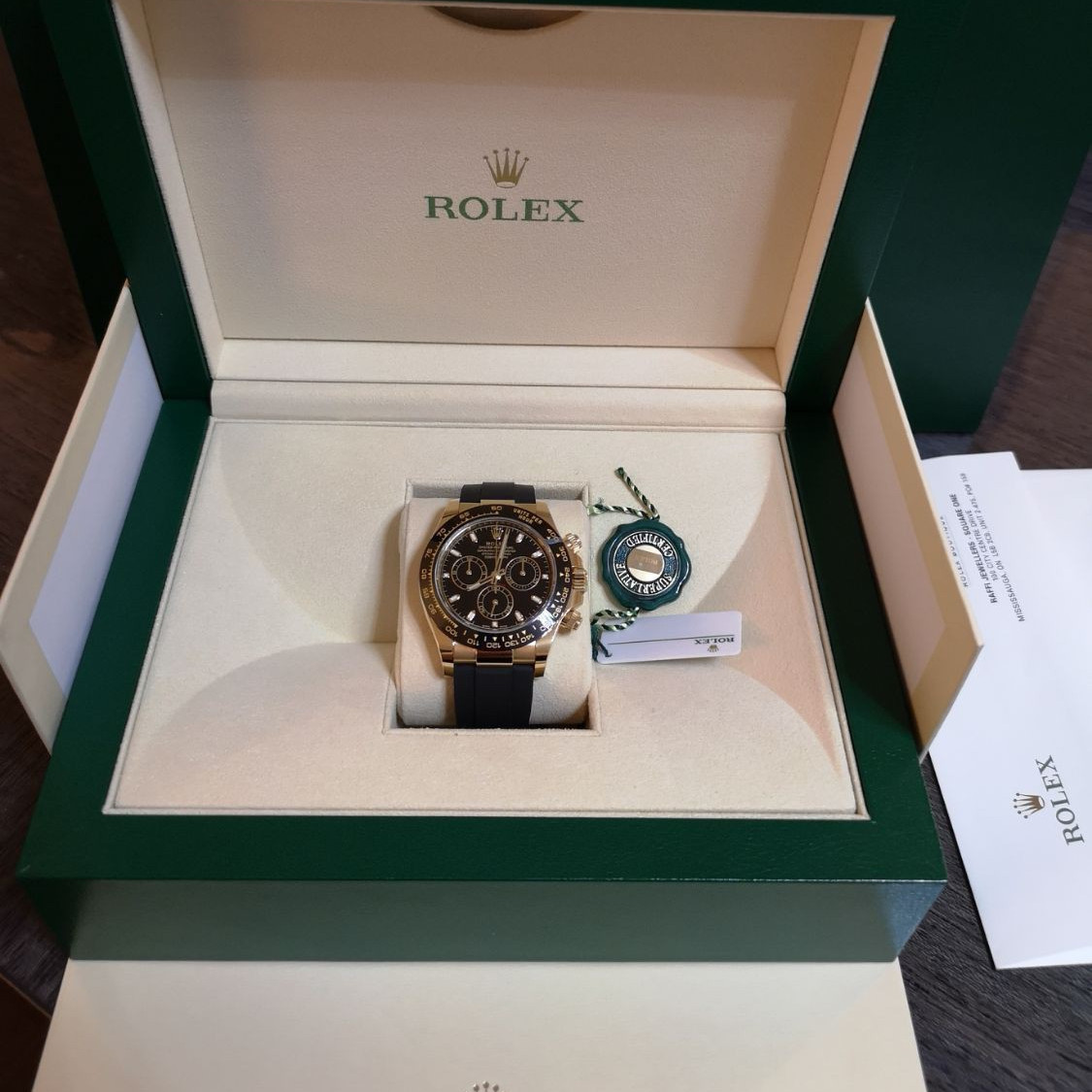 Cosmograph Daytona 18ct Yellow Gold Automatic Black Dial Men's Watch 40mm