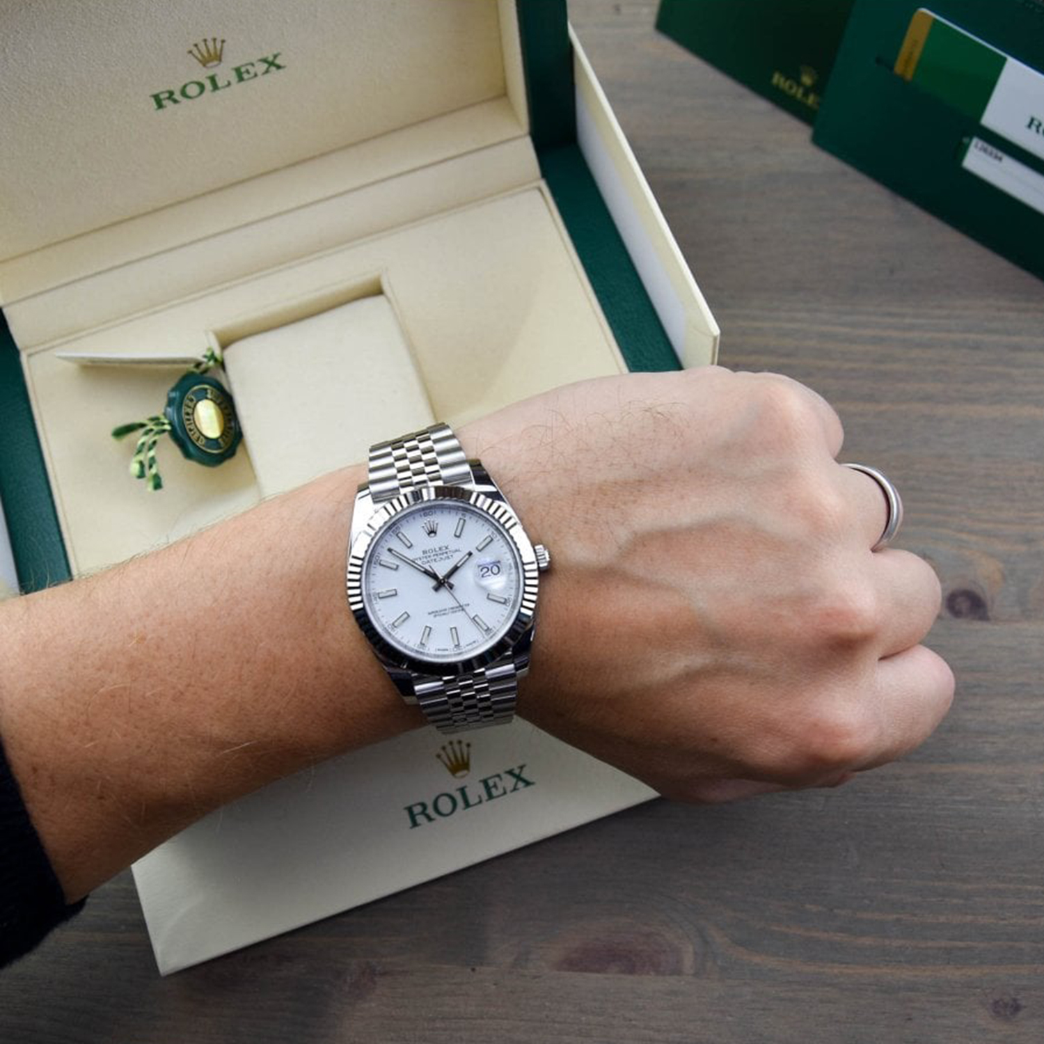 Rolex Datejust 41 126334-0010 Oystersteel and 18K White Gold