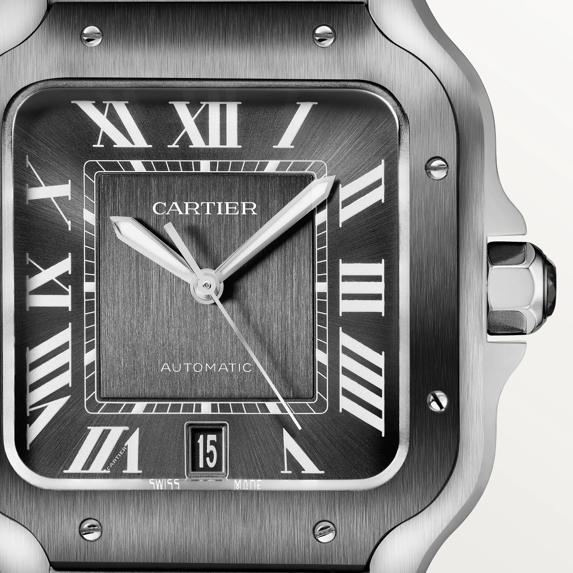 Cartier Santos Stainless Steel Men’s Watch, WSSA0037