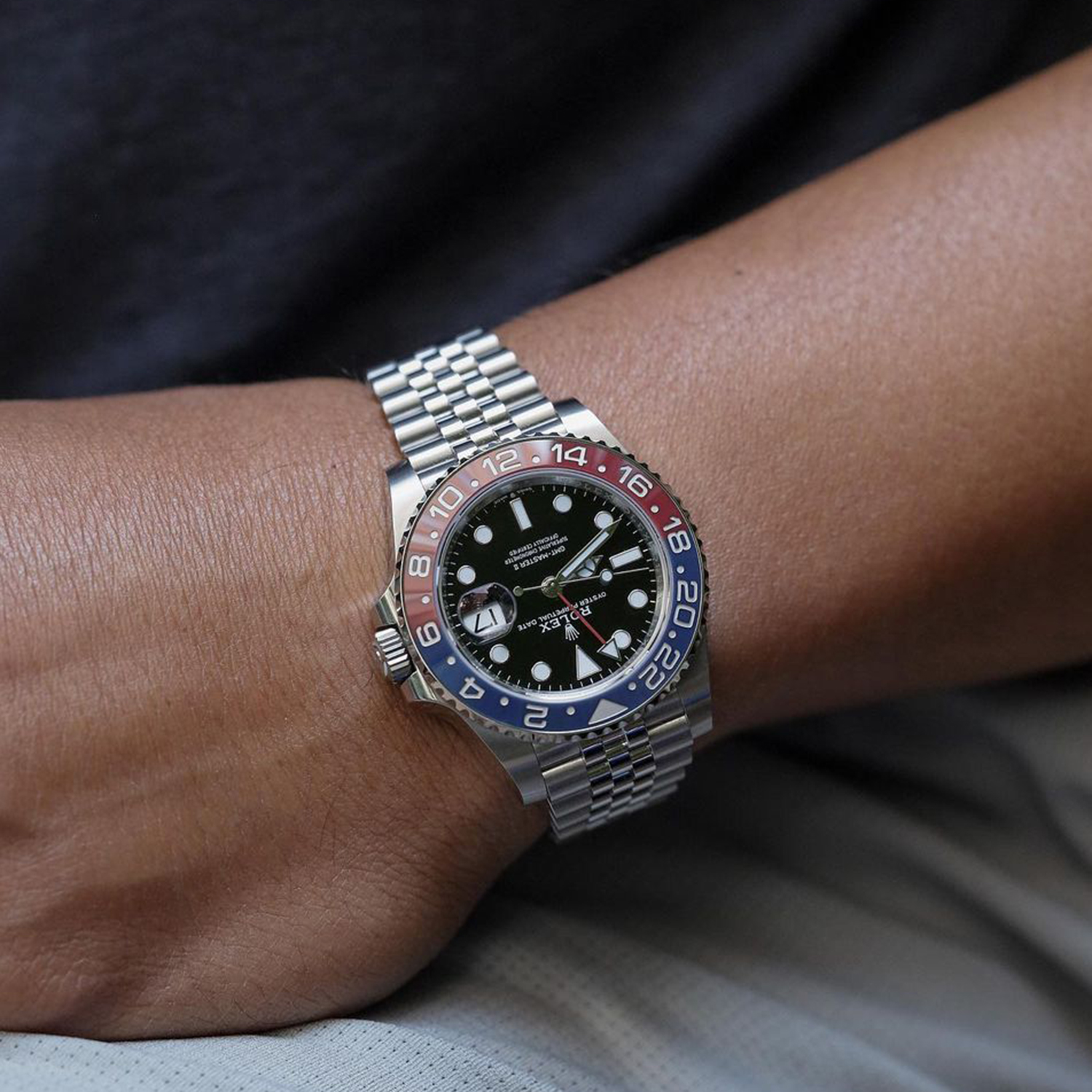 Rolex GMT-Master II 40mm Stainless Steel m126710 Series Batman & Pepsi