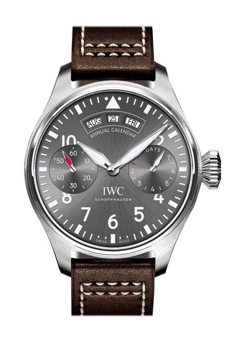 IWC Big Pilots Annual Calendar Spitfire Automatic Grey Dial 42mm Men's Watch IW502702(Swiss Made 5A )