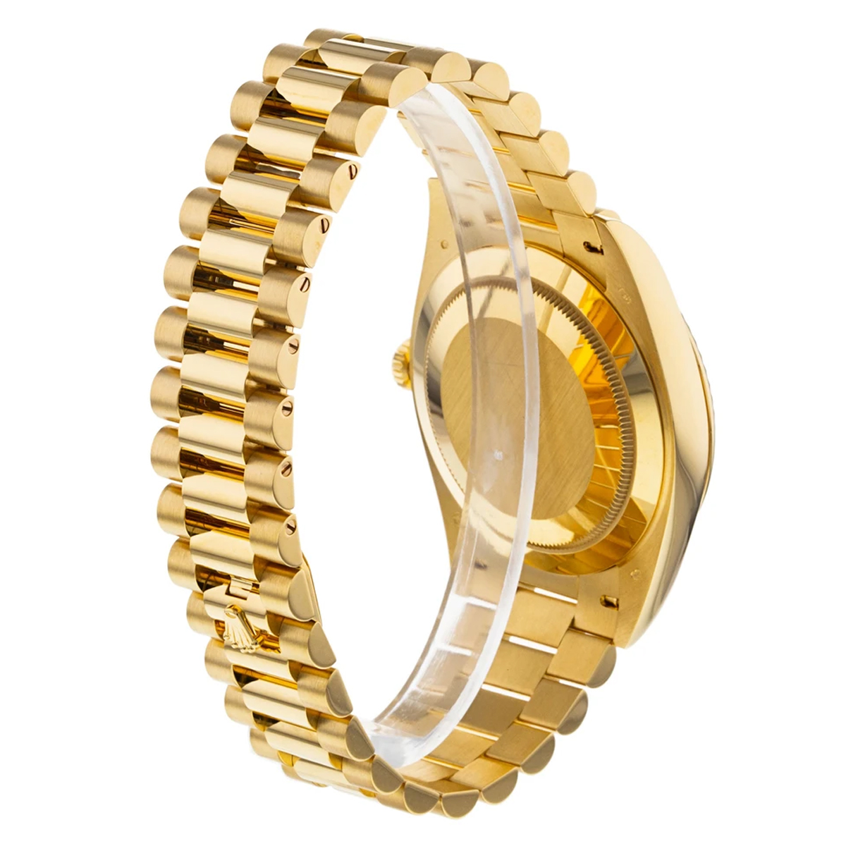 ROLEX 228238 DAY-DATE 40MM PRESIDENT 18K YELLOW GOLD SILVER ROMAN DIAL 40mm