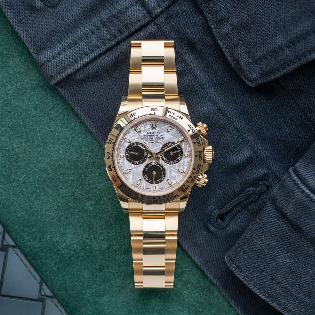 Rolex Cosmograph Daytona Yellow Gold Meteorite 116508-0015 42mm