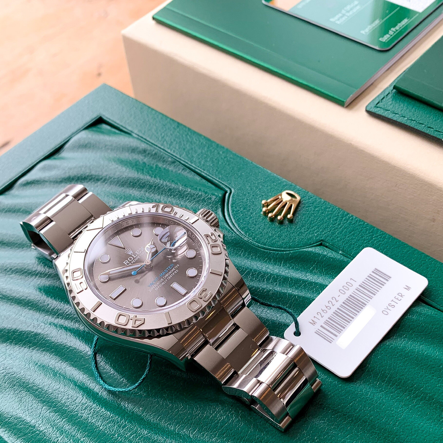 Rolex Yacht-Master 40 Stainless Steel and Platinum 126622 Series Unwor