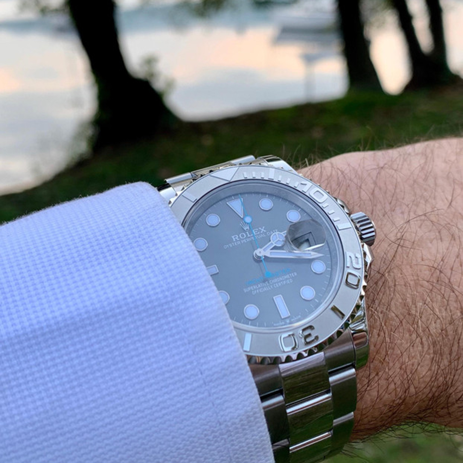 Rolex Yacht-Master 40 Stainless Steel and Platinum 126622 Series Unwor