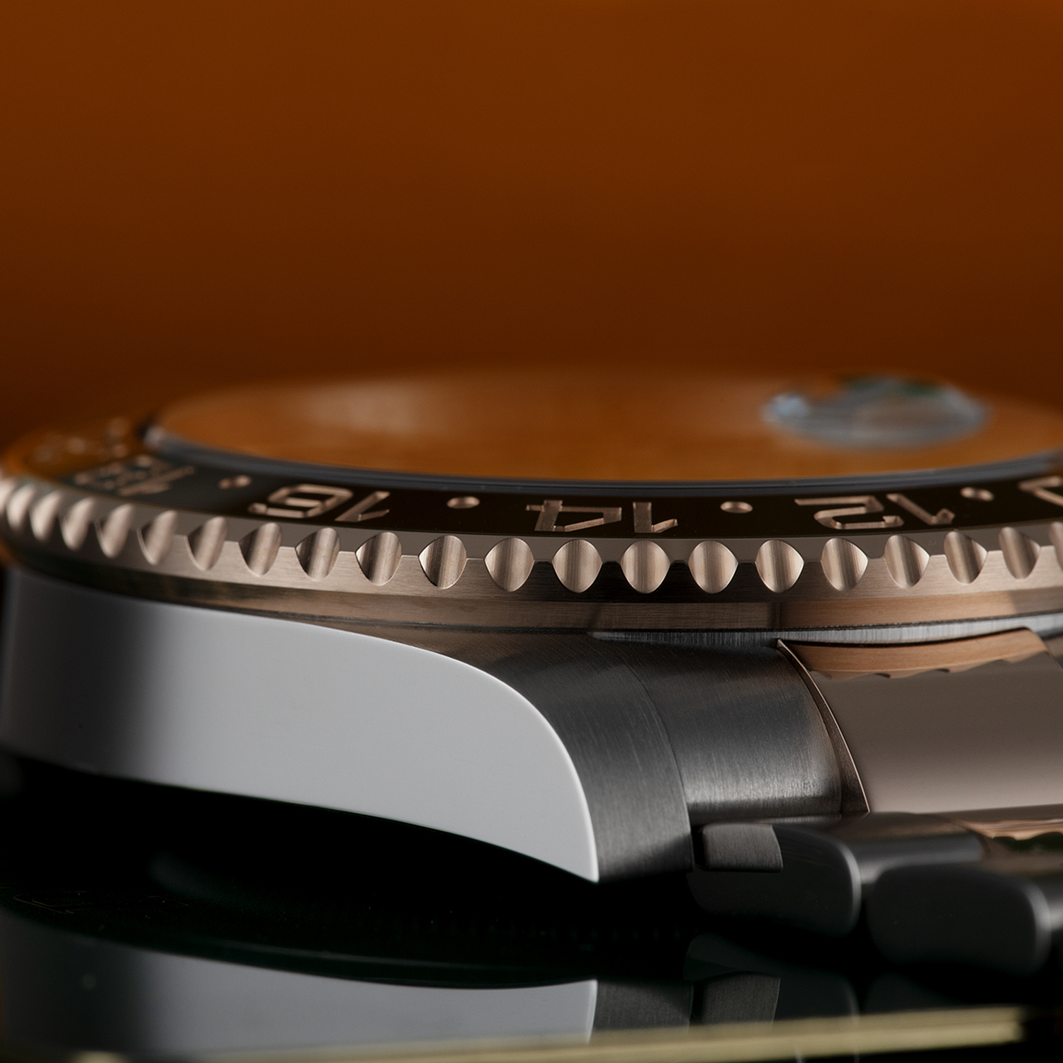 Rolex GMT-Master II Root Beer Two Tone Black Dial Ref 126711chnr-0002 40mm