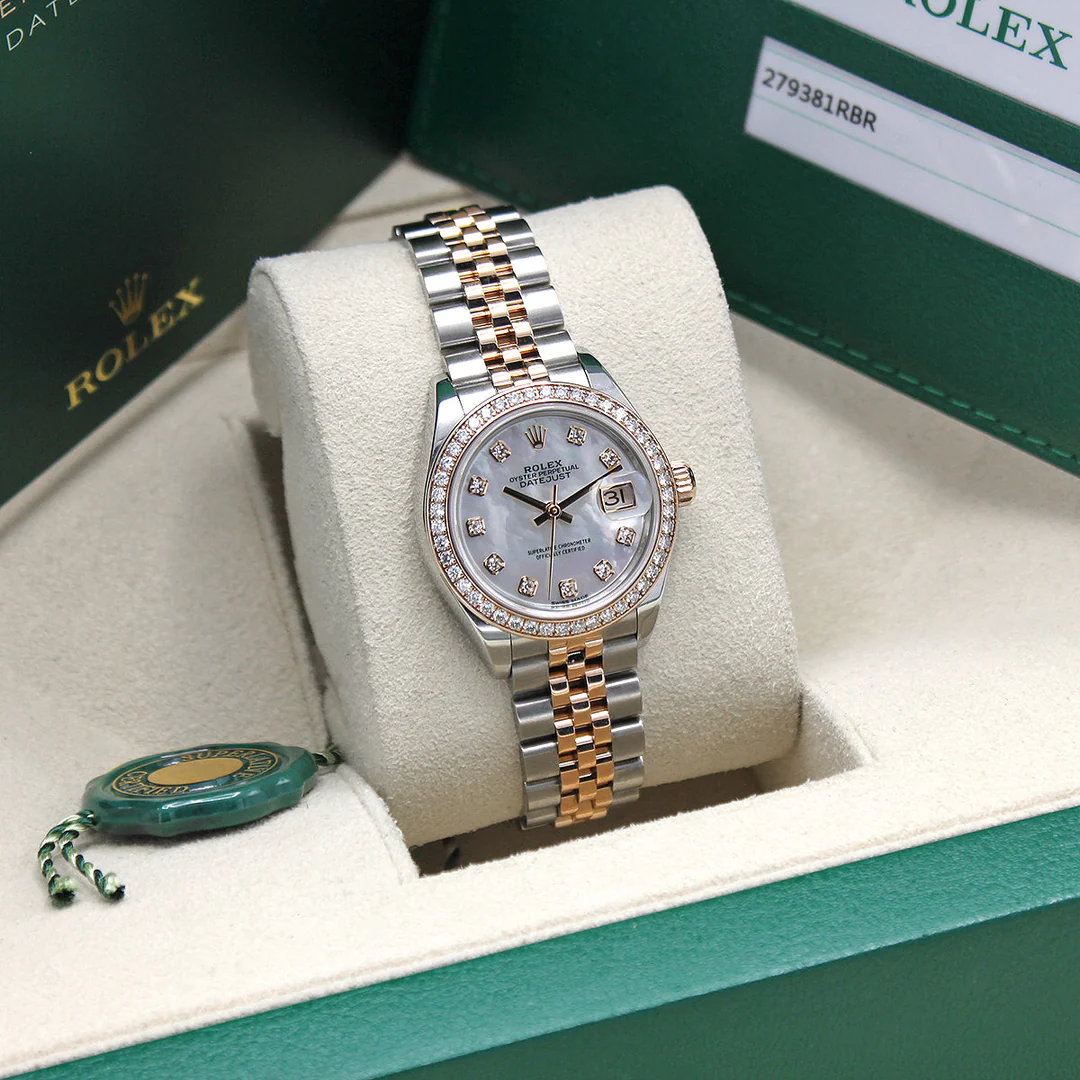 Rolex Lady Datejust 28mm 279381RBR MOP Diamond Jubilee