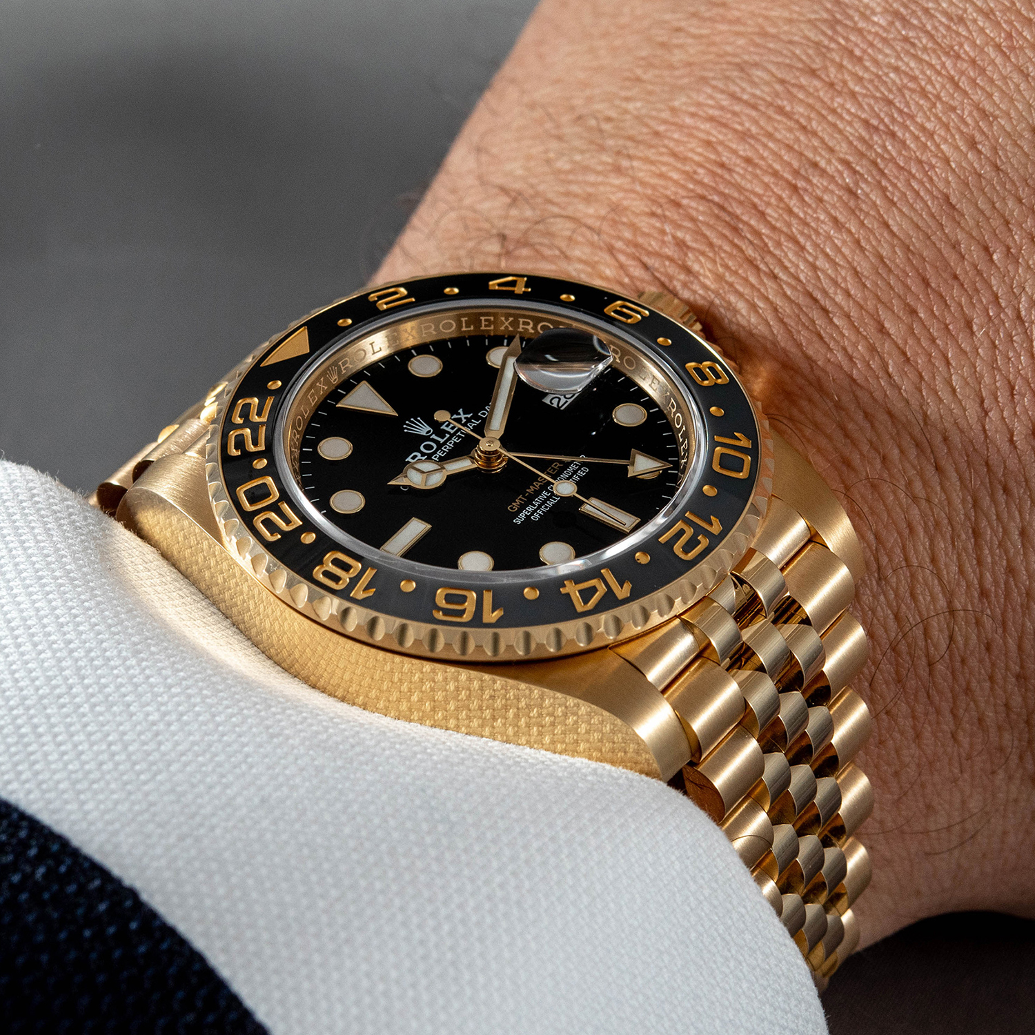 Rolex GMT-Master II NEW RELEASE 2023 Jubilee 18ct Yellow Gold 126718GR 40mm