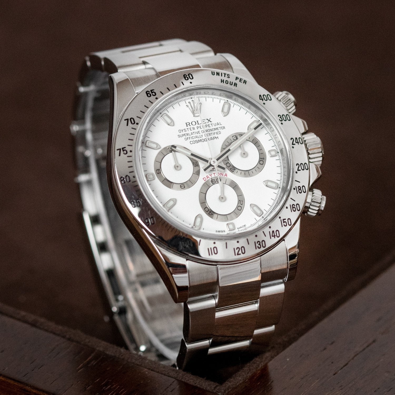 Rolex Daytona Stainless Steel 40mm APH Dial 116520 Brand New