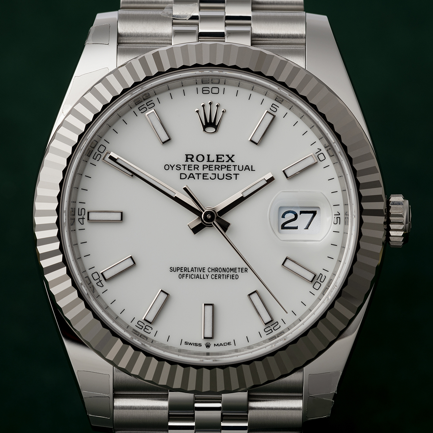 Rolex Datejust 41 126334-0010 Oystersteel and 18K White Gold