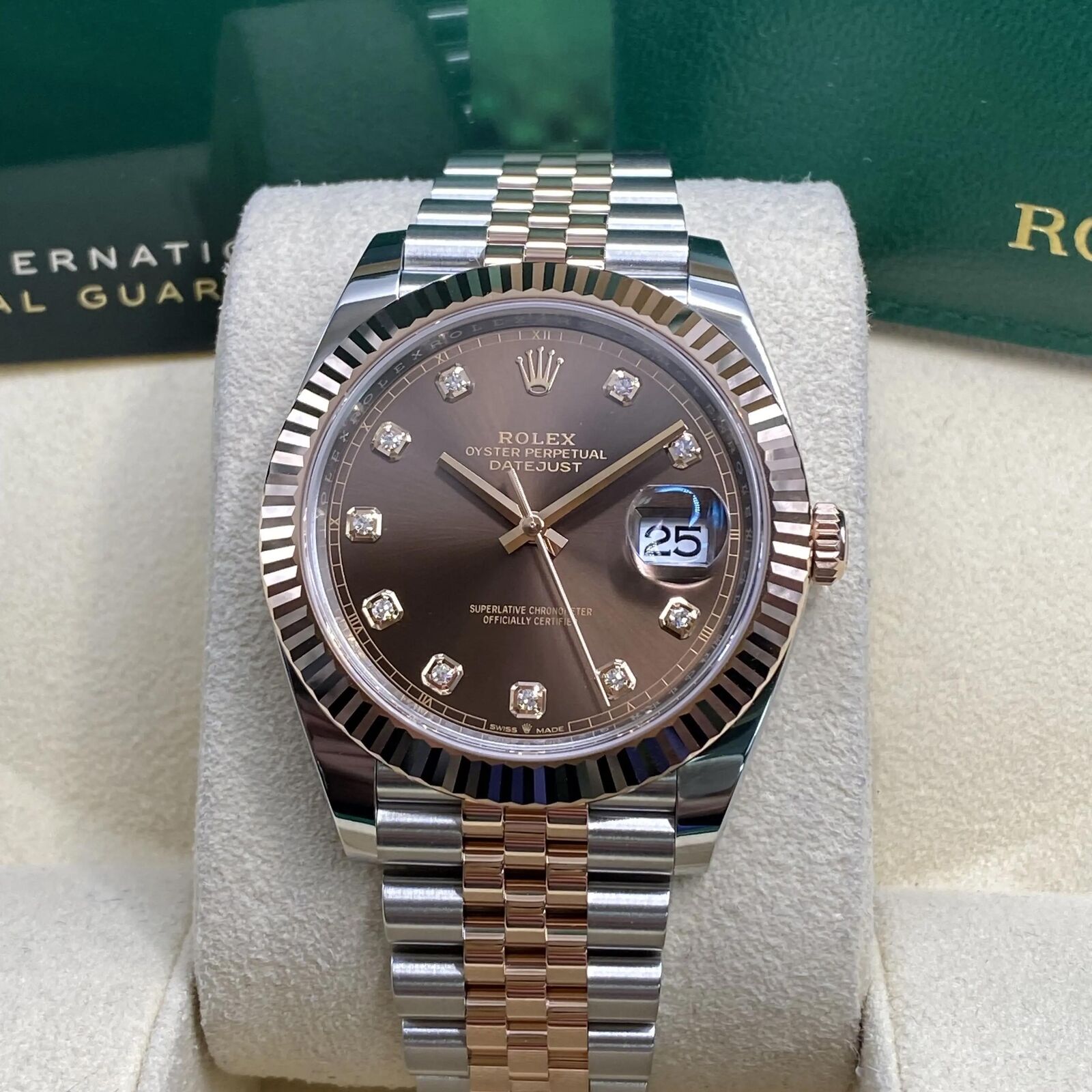 Rolex Datejust 41mm Chocolate Diamond Jubilee m126331-0004