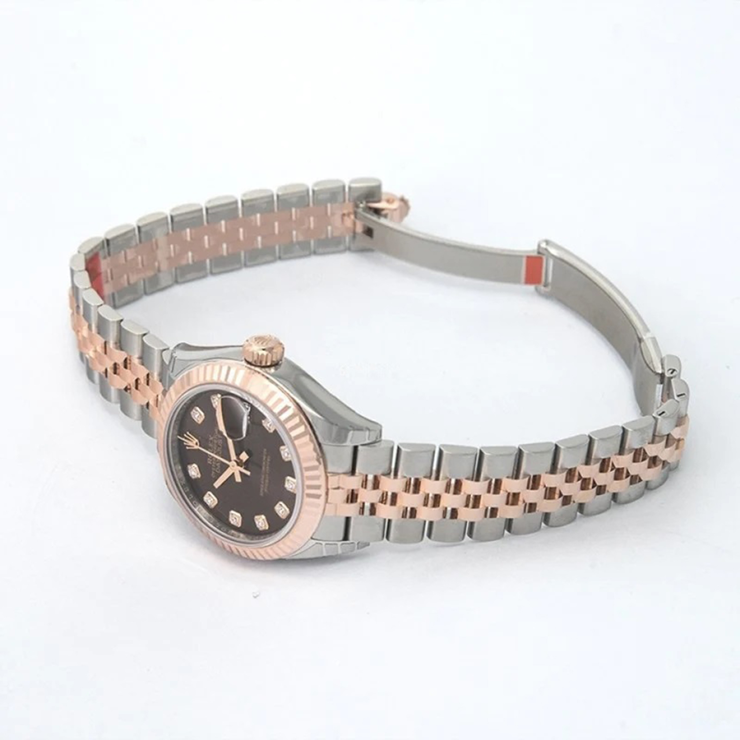 Rolex Lady-Datejust 28 Oystersteel and Everose Gold Women's Watch 2791