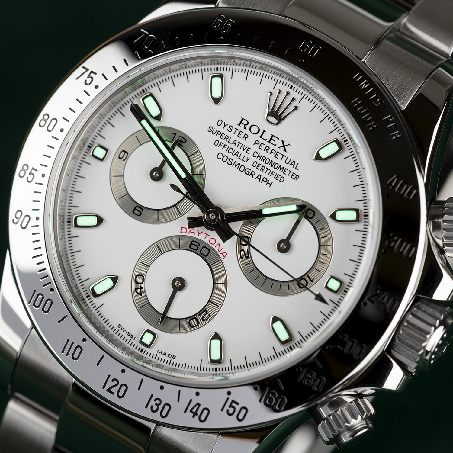 Rolex Daytona Stainless Steel 40mm APH Dial 116520 Brand New