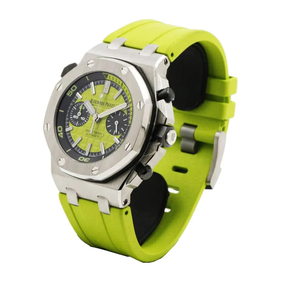 Audemars Piguet Royal Oak Offshore Diver Chronograph Watch-Green Dial 42mm