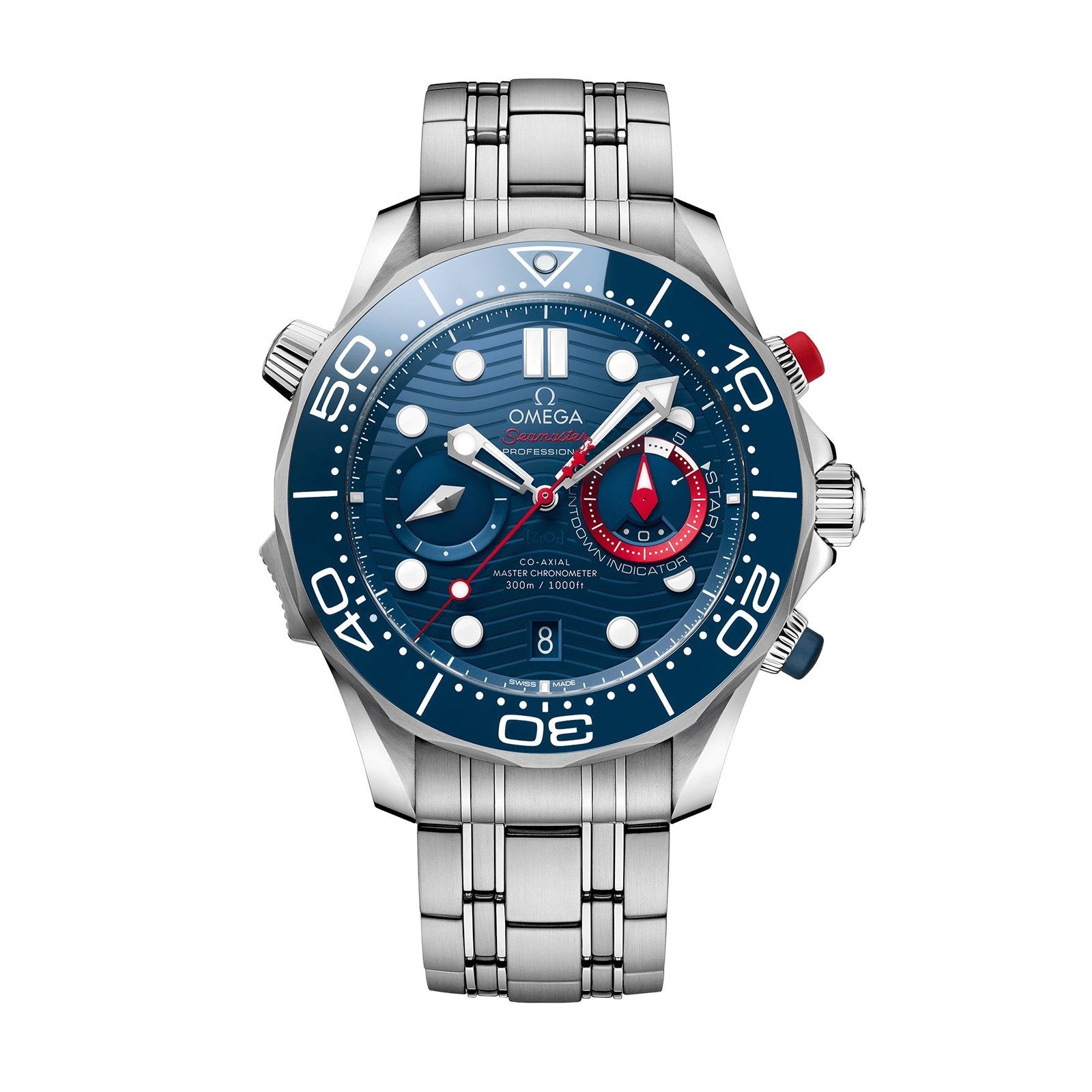 Omega Seamaster Diver 300m Co-axial Chronometer Chronograph 44mm