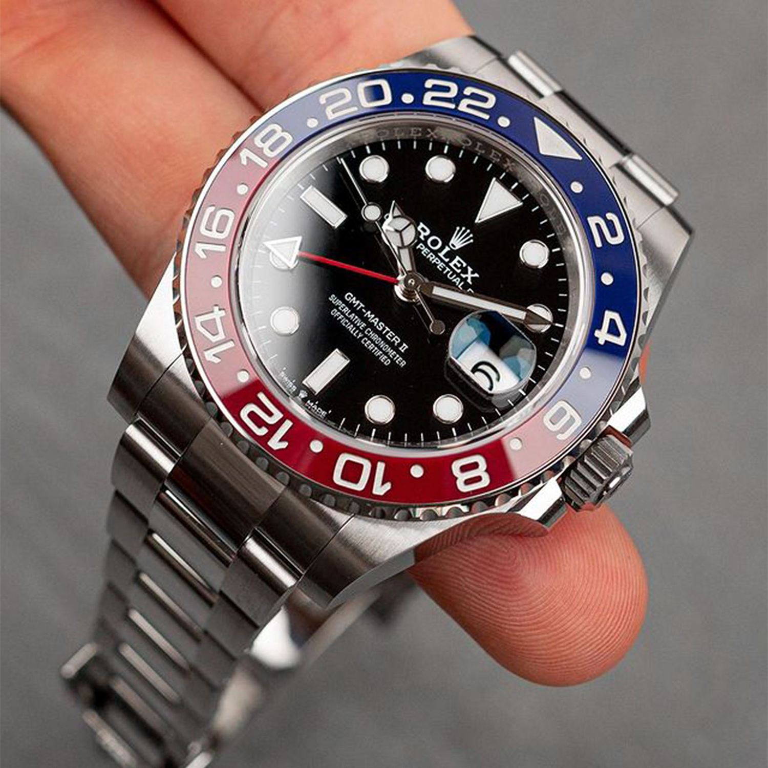 Rolex GMT-Master II 40mm Stainless Steel m126710 Series Batman & Pepsi
