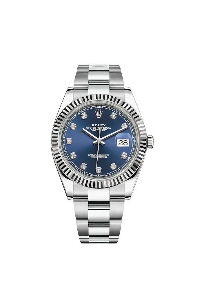 Rolex Datejust 41 Oystersteel Diamond-Set Dial m126334 Series