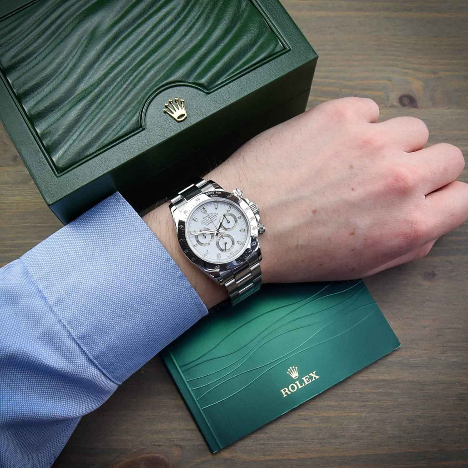 Rolex Daytona Stainless Steel 40mm APH Dial 116520 Brand New