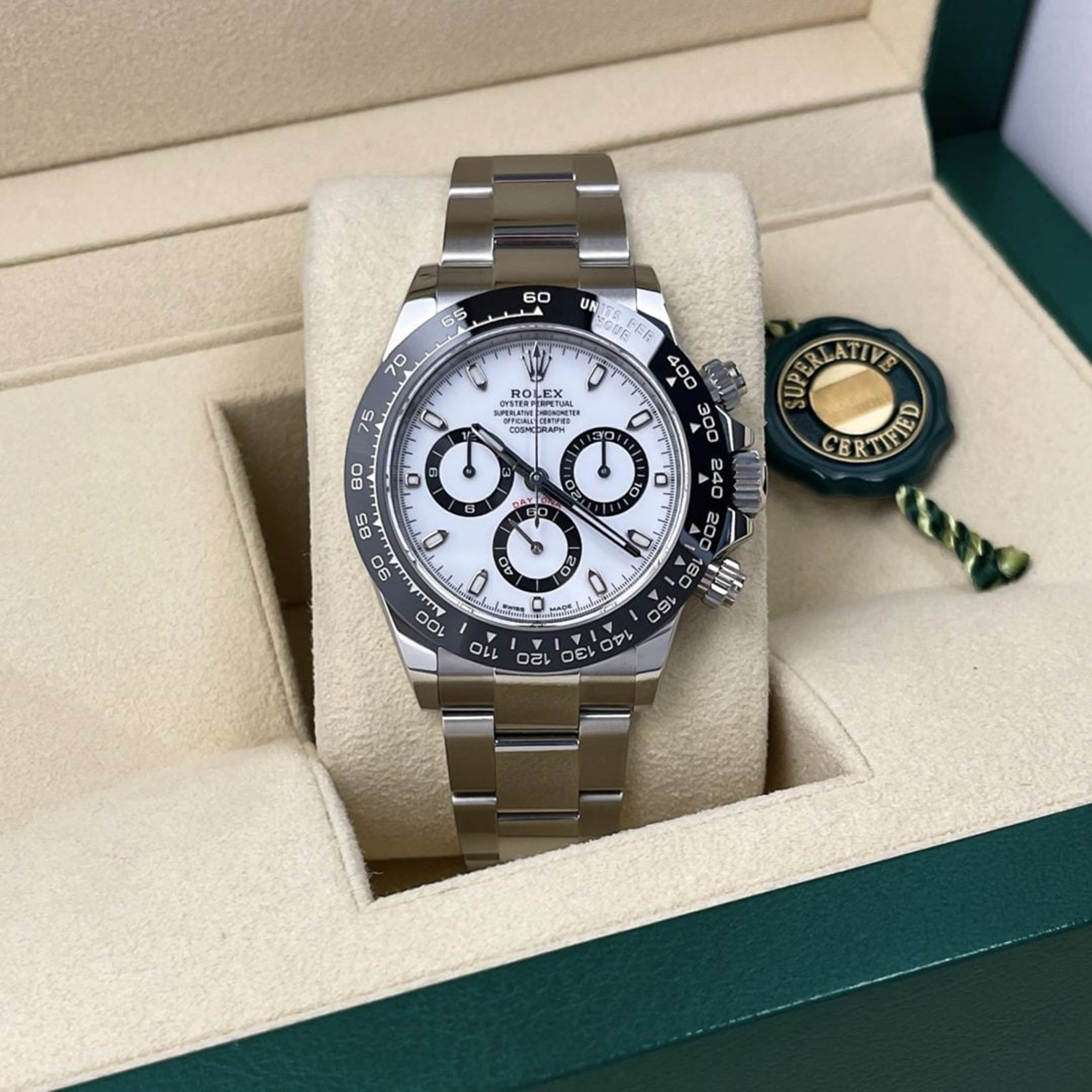 Rolex Cosmograph Daytona Panda Dial Stainless Steel 116500ln-0001 Unwo 40mm