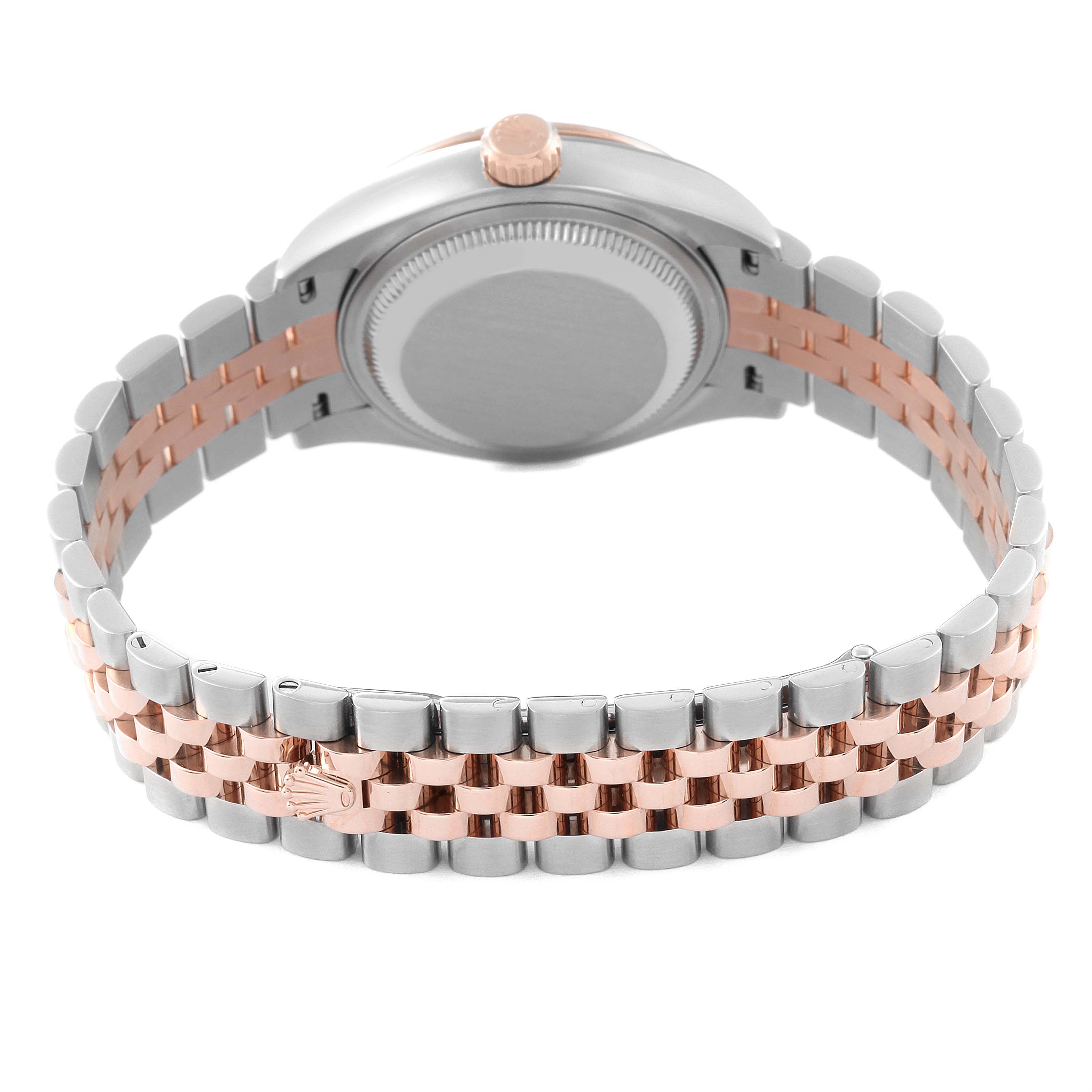 Rolex Lady Datejust 28mm Everose Diamond Bezel Two-Tone 279383 For Wom