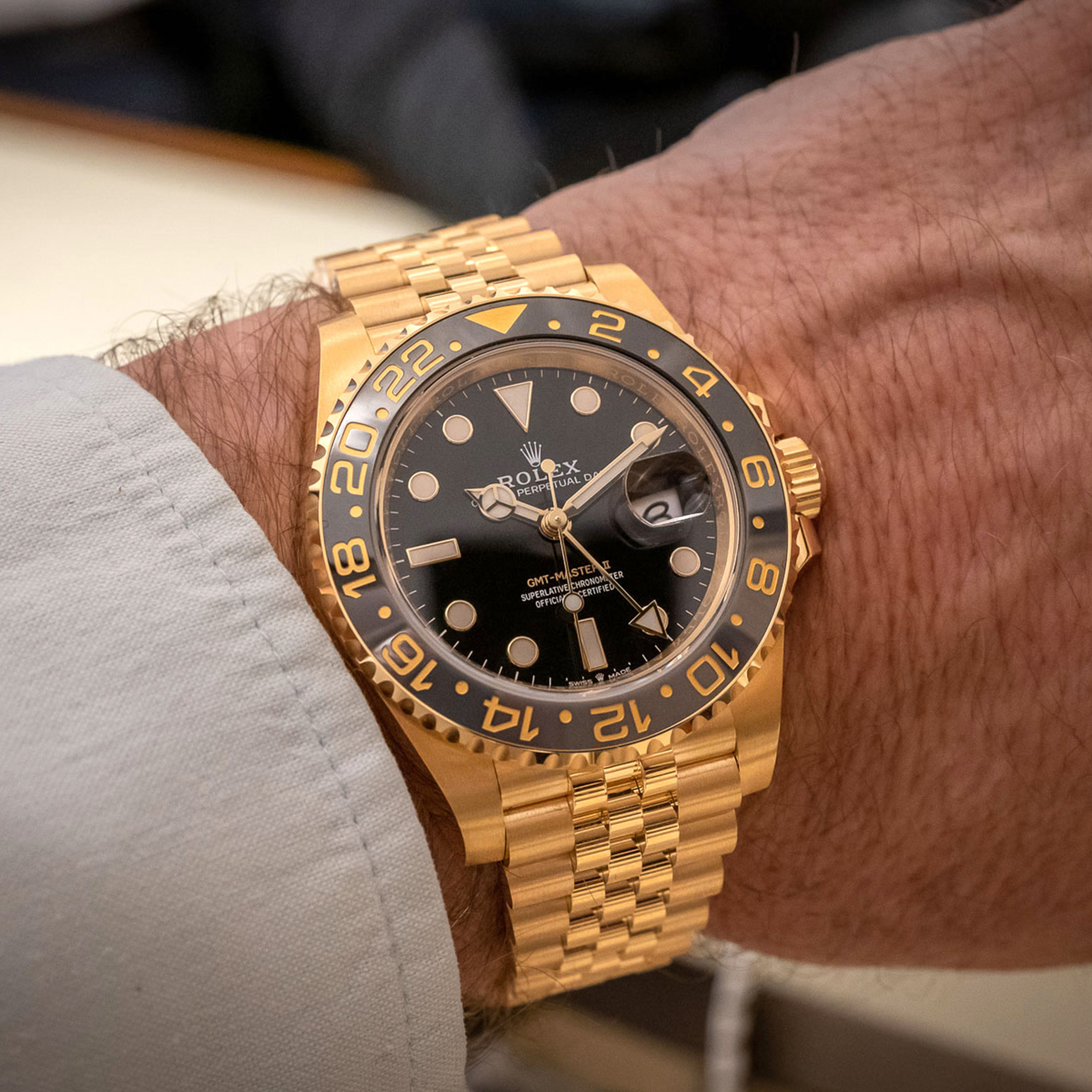 Rolex GMT-Master II NEW RELEASE 2023 Jubilee 18ct Yellow Gold 126718GR 40mm