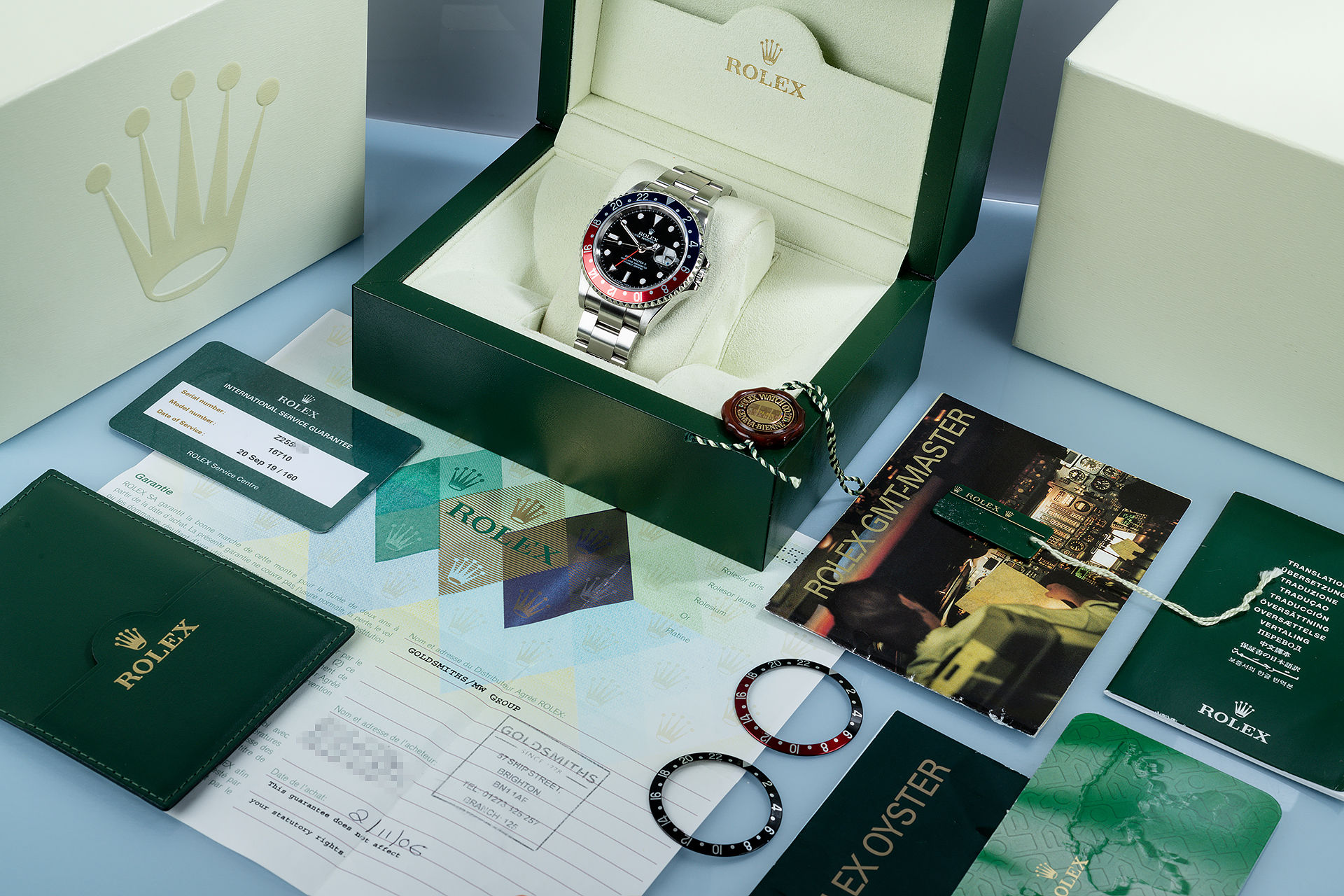 Rolex GMT-Master II 40mm Stainless Steel m126710 Series Batman & Pepsi