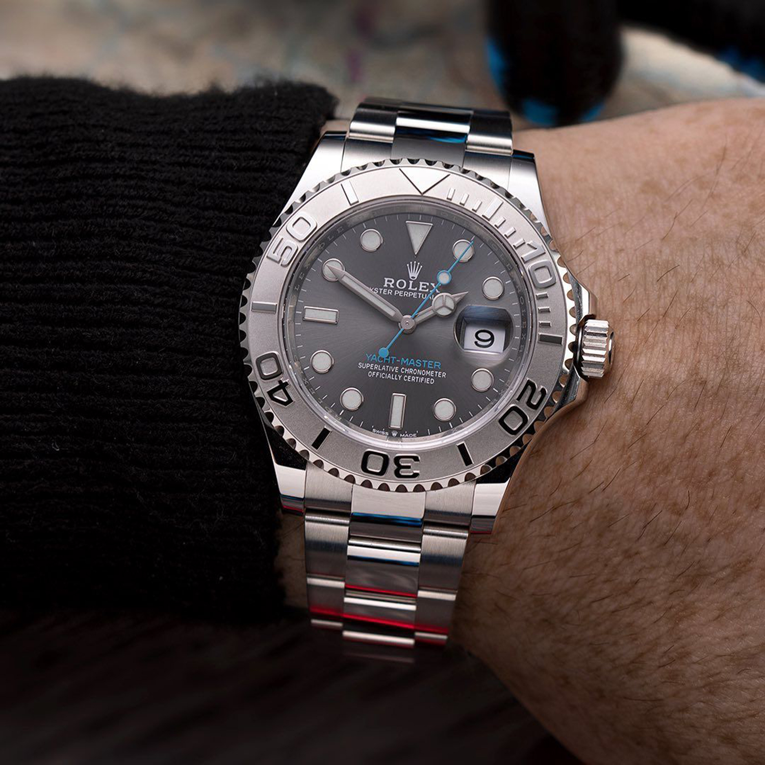 Rolex Yacht-Master 40 Stainless Steel and Platinum 126622 Series Unwor
