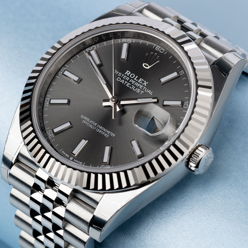 Rolex Datejust 41 Oystersteel and white gold M126334-0014